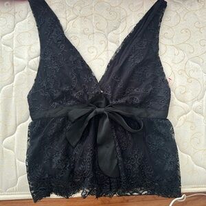 Free people black blouse